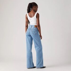 Levi's Blue High-Waisted Jeans